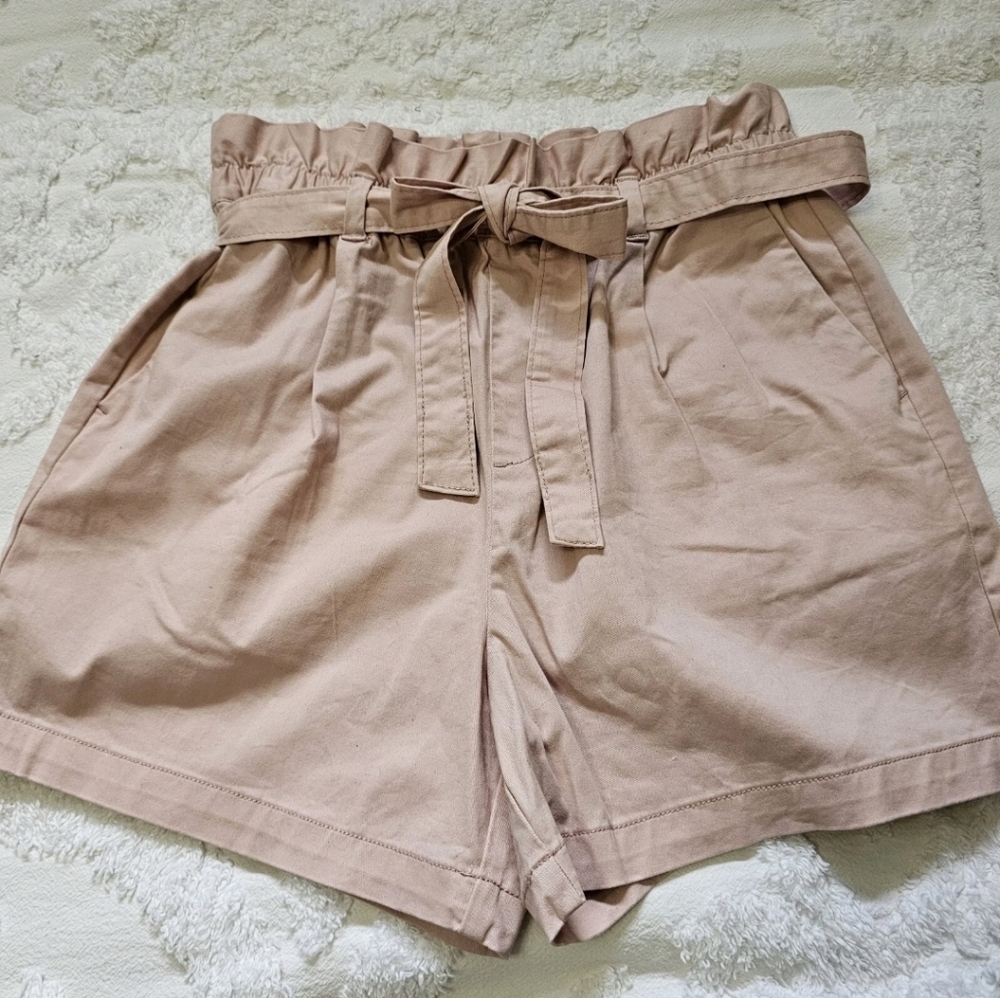 A.n.a‎ • Blush Paperbag Waist Shorts